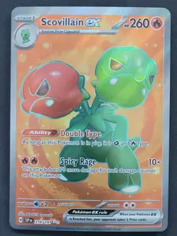 Scovillain ex 216/191 Ultra Rare Surging Sparks Pokemon TCG - Image 1