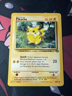Pokemon Pikachu TCG Jungle Card 60/64 Regular Common #1 - Image 1