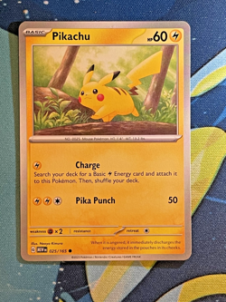 Pikachu - 025/165 - Pokemon TCG Scarlet & Violet 151 (2023) - Near Mint (NM) - Image 1