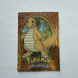 1999 TOPPS POKEMON #149 Holo Dragonite Stage 3 E12 LP - Image 1