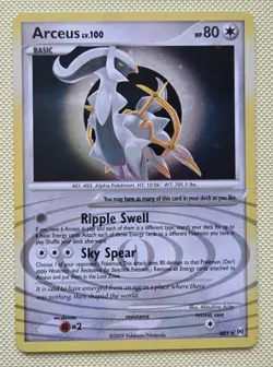 2009 Pokemon Arceus Arceus lv. 100 Holo Rare #AR5 - Image 1