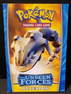 POKEMON EX UNSEEN FORCES RULEBOOK/CARDLIST RAIKOU/STEELIX - Image 2