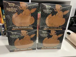 Pokemon Shining Fates Elite Trainer Box ETB 2021 Sealed, Lot of 4 97712552774 - Image 1