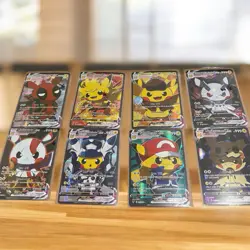 8 Pack Pokemon Pikachu Cosplay Fan Art Anime Manga Non TCG Perfect Condition - Image 1