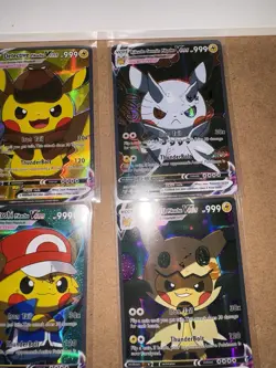 8 Pack Pokemon Pikachu Cosplay Fan Art Anime Manga Non TCG Perfect Condition - Image 2
