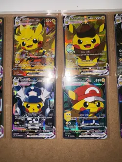 8 Pack Pokemon Pikachu Cosplay Fan Art Anime Manga Non TCG Perfect Condition - Image 3