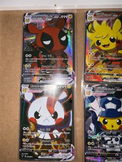 8 Pack Pokemon Pikachu Cosplay Fan Art Anime Manga Non TCG Perfect Condition - Image 4