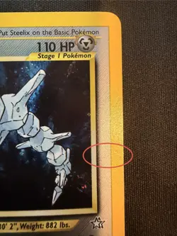 2000 Pokemon Steelix Holo 15/111 – Neo Genesis Unlimited WOTC Vintage Rare (MP+) - Image 3