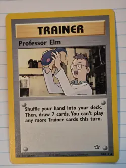 Professor Elm - 96/111 - Uncommon Regular - Pokemon Neo Genesis - VLP - Image 1