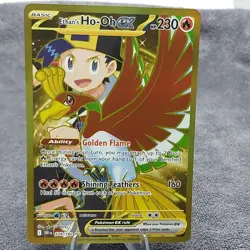 Pokemon TCG Ethans Ho-Oh EX Destined Rivals 239/182 Full Art Gold Hyper Rare - Image 1