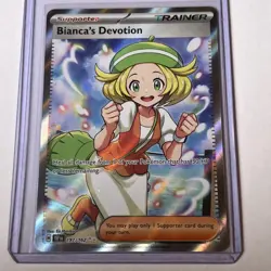 Bianca's Devotion 197/162 Pokemon TCG Temporal Forces Full Art Trainer - NM 2024 - Image 1