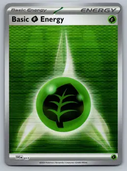 GRASS ENERGY SVE 017 BLACK BOLT/WHITE FLARE POKEMON (REVERSE HOLO, NM) - Image 1