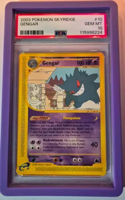 Pokemon TCG - Gengar Non-Holo 10/144 - Skyridge 2003 - PSA 10 GEM MINT - Image 3