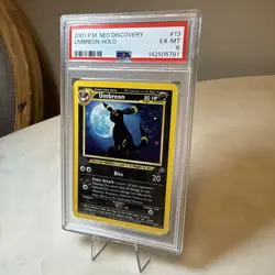Pokemon Umbreon Neo Discovery 13/75 Holo Rare Unlimited PSA 6 2001 - Image 2