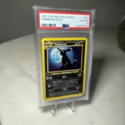 Pokemon Umbreon Neo Discovery 13/75 Holo Rare Unlimited PSA 6 2001 - Image 3