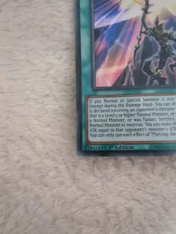 1st ed Piercing the Darkness ultra rare MP21-EN257 Yugioh - Image 4