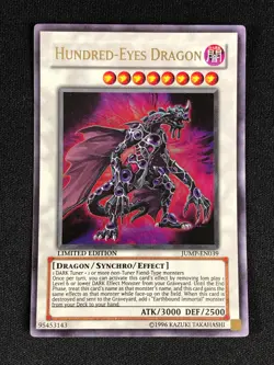 YUGIOH HUNDRED EYES DRAGON JUMP-EN039 ULTRA HP/ CREASES - Image 1