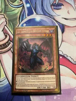 LIBIC, MALEBRANCHE OF THE BURNING ABYSS PGL3-EN050 DE050 GERMAN NM YUGIOH - Image 1