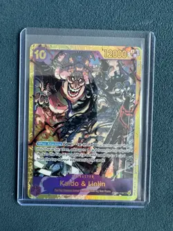 One Piece Card Game Kaido & Linlin Secret Rare OP08-119 Two Legends - Image 3