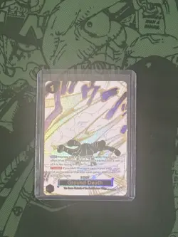 Ground Death - One Piece (Alternate Art) OP14-096 The Azure Sea's Seven Foil Nm - Image 1