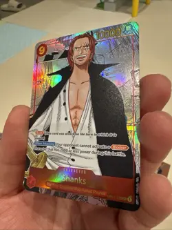 One Piece Shanks Manga English Op01-120 Romance Dawn Secret Rare Custom Card - Image 4