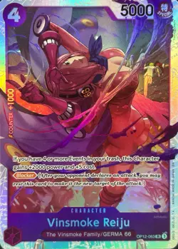 • Vinsmoke Reiju • OP12-063 SR Legacy of the Master Holo Foil One Piece TCG NM - Image 1