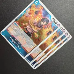 4x Portgas.D.Ace OP08-052 - Monkey.D.Luffy One Piece TCG Playset - Image 2