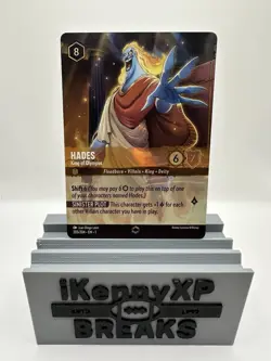 2023 Disney Lorcana The First Chapter Hades King Of Olympus Enchanted #205/204 - Image 1