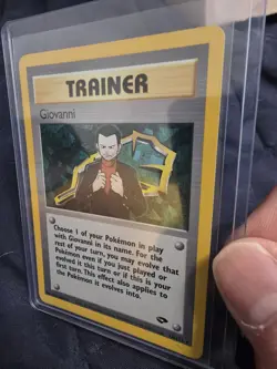 Pokemon TCG Giovanni Trainer 2000 Gym Challenge Holo Rare Card 18/132 LP-NM - Image 2