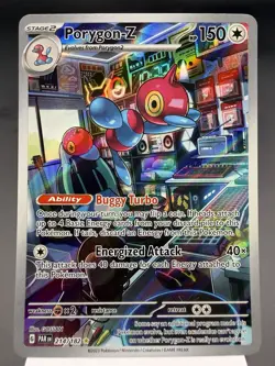 Porygon-Z 214/182 - Illustration Rare - Paradox Rift Pokemon Card MINT - Image 1