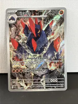 Pokemon TCG White Flare Gigalith Illustration Card 129/086 M/Nm Condition - Image 1