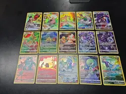 Lot Of 15 Ilustration Rare Pokemon Cards Vaporeon Gardevoir - Image 1