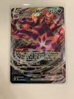 Pokemon Eternatus VMAX 117 Full Art NM-M Darkness Ablaze Card - Image 1