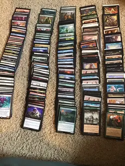 Magic the Gathering MTG Vtg Lot 350 Cards Estate As Found Not Searched See Photo - Image 1