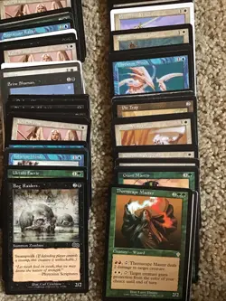 Magic the Gathering MTG Vtg Lot 350 Cards Estate As Found Not Searched See Photo - Image 2