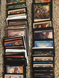 Magic the Gathering MTG Vtg Lot 350 Cards Estate As Found Not Searched See Photo - Image 4