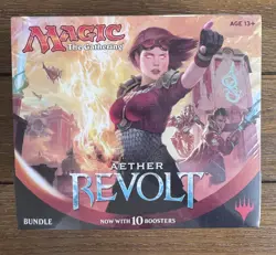 BUNDLE (Fat Pack) ~ AETHER REVOLT sealed MtG Magic card Box 10 Booster Packs + - Image 1