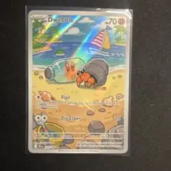 Pokemon TCG Dwebble Holo 129/086 Basic 2025 70 HP Bug Card Stock Trading Card - Image 1