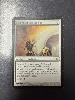 PLAYED Magic: The Gathering Card Game Sword Set ALL FOUR SWORDS EQUIP (see pics) - Image 4