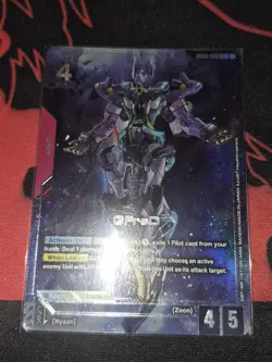 GFreD LR+ GD03-035 Steel Requiem Gundam TCG English NM Card Game Alternate Art - Image 1