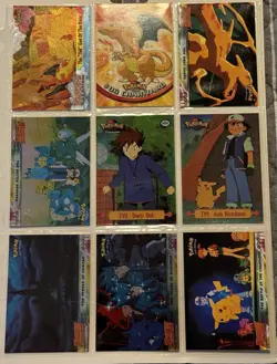Pokemon Topps Vintage Mixed Lot Of 27 Cards Charizard End Of Race Fight Rages - Image 1