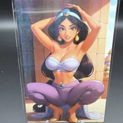 P Jasmine Anime Waifu Card Doujin ACG Goddess Holo - Image 1