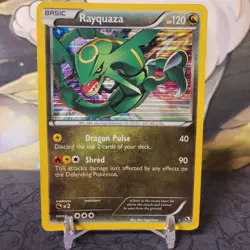 Pokemon Card - Rayquaza - Legendary Treasures 93/113 Holo Rare - HP - Image 1