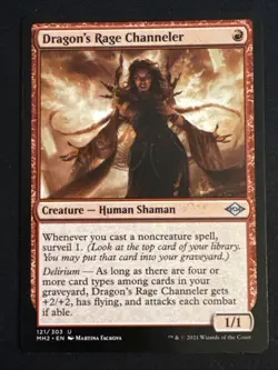 1x Dragon's Rage Channeler (121) Modern Horizons 2 LP MTG Magic x1 MKE - Image 1