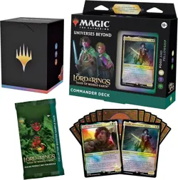 MTG The Lord Of The Rings Tales Of Middle Earth ENGLISH Commander Deck Set of 4 195166205052 - Image 3
