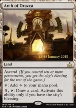 1x Arch of Orazca - Foil - Prerelease Promo Light Play, English Prerelease Promo - Image 1