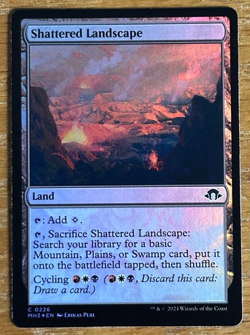 MTG Modern Horizons 3, Shattered Landscape - Foil - Image 1