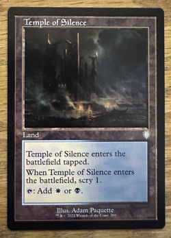 MTG The Brothers' War Commander, Temple of Silence - Image 1