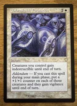 MTG The Brothers' War Commander, Unbreakable Formation - Image 1