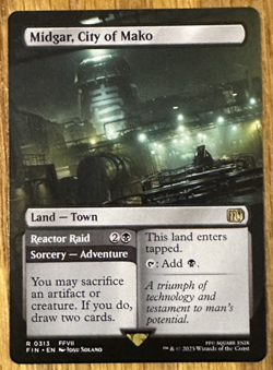 MTG Final Fantasy, Midgar, City of Mako - Borderless - Image 1
